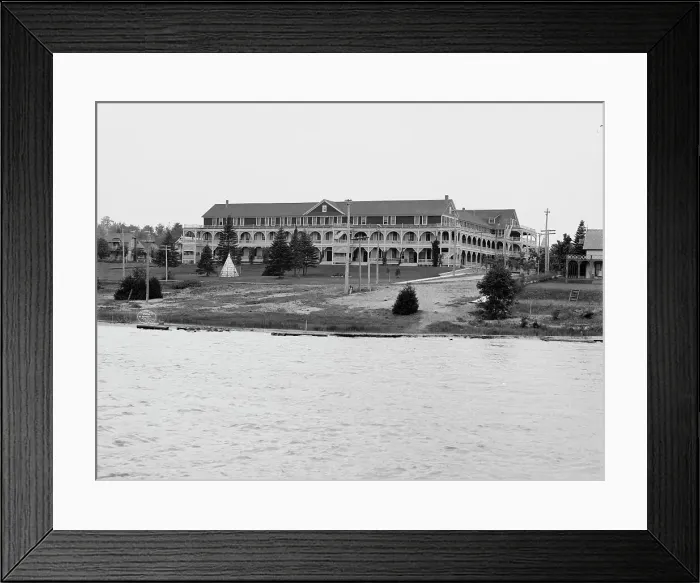 Framed Print : Belvedere, Charlevoix, Mich. c1906. Creator: Unknown Framed Print : Belvedere, Charlevoix, Mich. c1906. Creator: Unknown