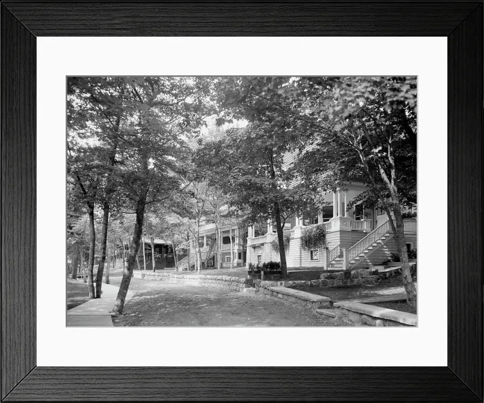 Framed Print : Cottages at Harbor Point, Mich. c1906. Creator: Unknown Framed Print : Cottages at Harbor Point, Mich. c1906. Creator: Unknown