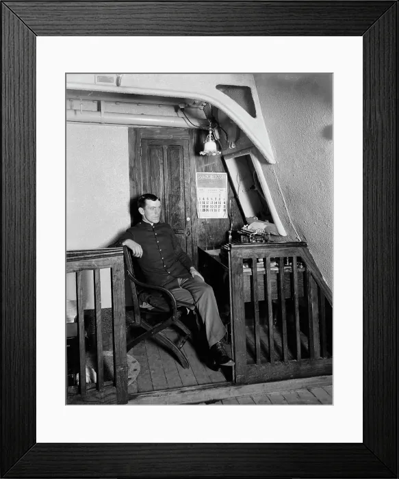 Framed Print : U.S.S. Brooklyn, First Sergeant, Marine Corps, 1897 Jan. Creator: Unknown Framed Print : U.S.S. Brooklyn, First Sergeant, Marine Corps, 1897 Jan. Creator: Unknown