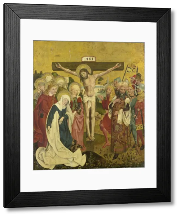 Framed Print : Crucifixion, c.1475-c.1500. Creator: Sigmund Gleismüller Framed Print : Crucifixion, c.1475-c.1500. Creator: Sigmund Gleismüller