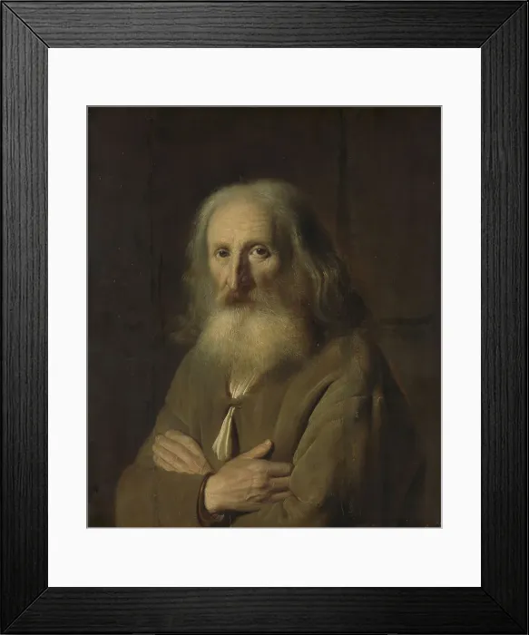 Framed Print : Portrait of an Old Man, 1639. Creator: Simon Kick Framed Print : Portrait of an Old Man, 1639. Creator: Simon Kick
