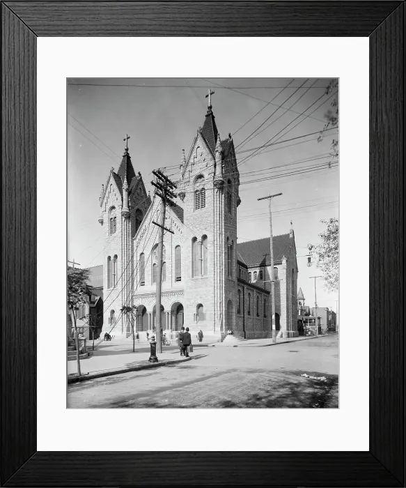 Framed Print : St. Nicholas Church, Atlantic City, N.J. between 1900 and 1910. Creator: Unknown
