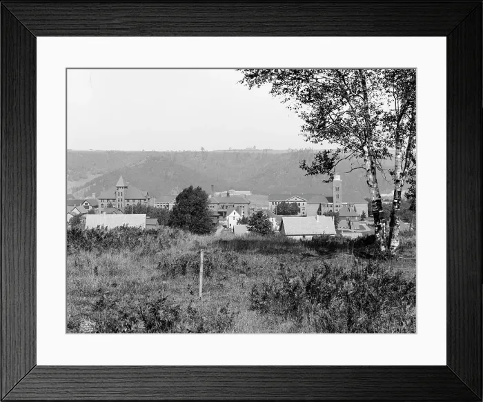 Framed Print : Michigan School of Mines, Haughton (i.e. Houghton), Mich. c1906. Creator: Unknown Framed Print : Michigan School of Mines, Haughton (i.e. Houghton), Mich. c1906. Creator: Unknown