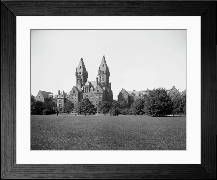 Framed Print : Buffalo State Hospital, Buffalo, N.Y. between 1900 and 1910. Creator: Unknown Framed Print : Buffalo State Hospital, Buffalo, N.Y. between 1900 and 1910. Creator: Unknown