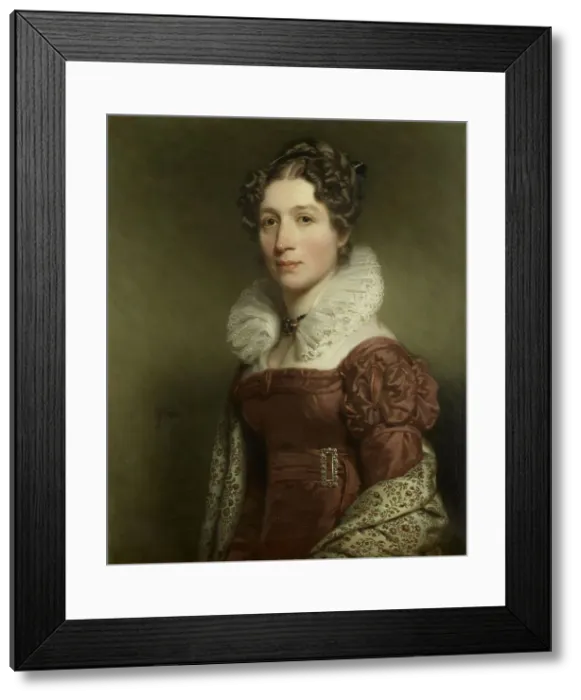 Framed Print : Jacoba Vetter (1796-1830), Wife of Pieter Meijer Warnars, Amsterdam Bookseller, c.1821-c.1825. Creator: Charles Howard Hodges Framed Print : Jacoba Vetter (1796-1830), Wife of Pieter Meijer Warnars, Amsterdam Bookseller, c.1821-c.1825. Creator: Charles Howard Hodges
