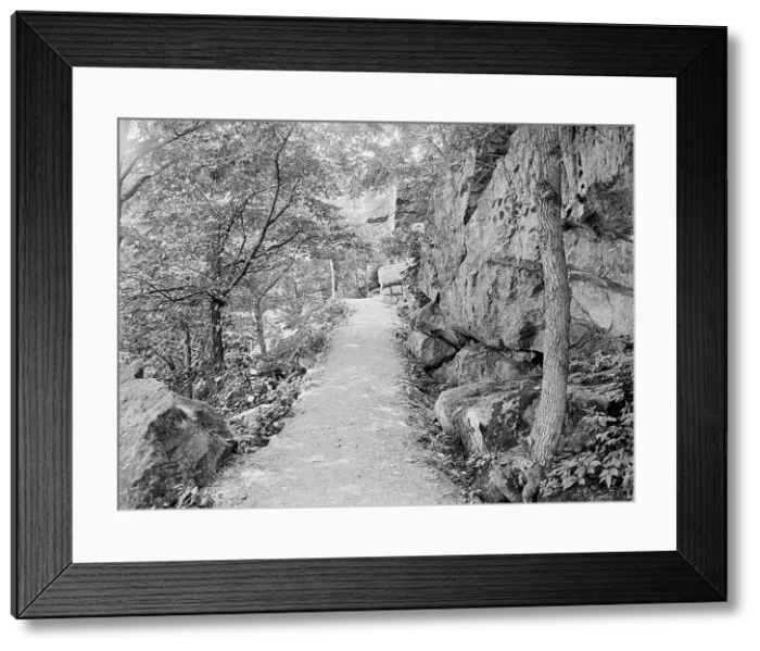 Framed Print : Flirtation Walk, [United States Military Academy], West Point, N.Y. c1905. Creator: Unknown