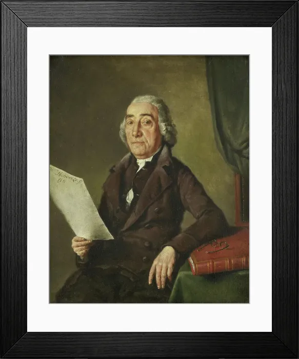 Framed Print : Jacob de Vos Sr (1735-1833), Amsterdam Art Collector, 1811. Creator: Wybrand Hendriks Framed Print : Jacob de Vos Sr (1735-1833), Amsterdam Art Collector, 1811. Creator: Wybrand Hendriks