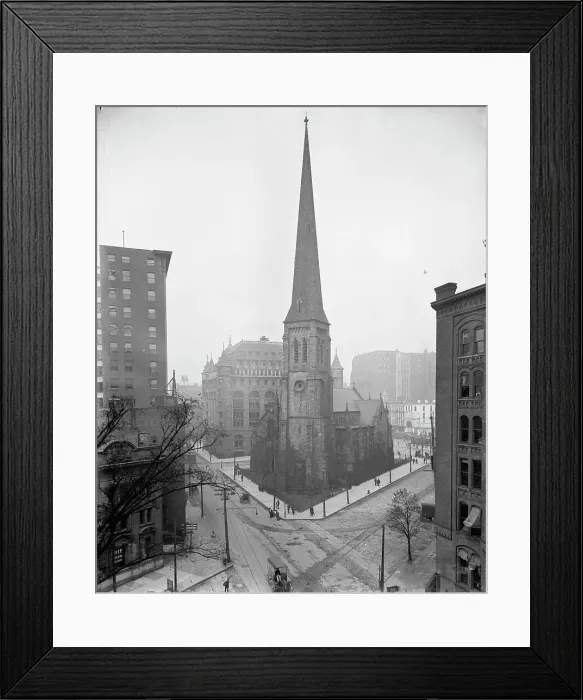 Framed Print : St. Paul's Church, Buffalo, N.Y. c1908. Creator: Unknown Framed Print : St. Paul's Church, Buffalo, N.Y. c1908. Creator: Unknown