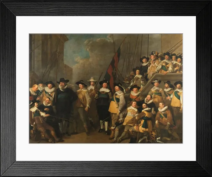 Framed Print : Officers and other Civic Guardsmen of the V District in Amsterdam under the command of Captain Corne Creator: Jacob Adriaensz. Backer Framed Print : Officers and other Civic Guardsmen of the V District in Amsterdam under the command of Captain Corne Creator: Jacob Adriaensz. Backer