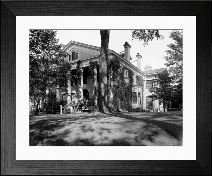Framed Print : Wilcox residence, where President Roosevelt took the oath of office, Buffalo, N.Y. c1908. Creator: Unknown Framed Print : Wilcox residence, where President Roosevelt took the oath of office, Buffalo, N.Y. c1908. Creator: Unknown