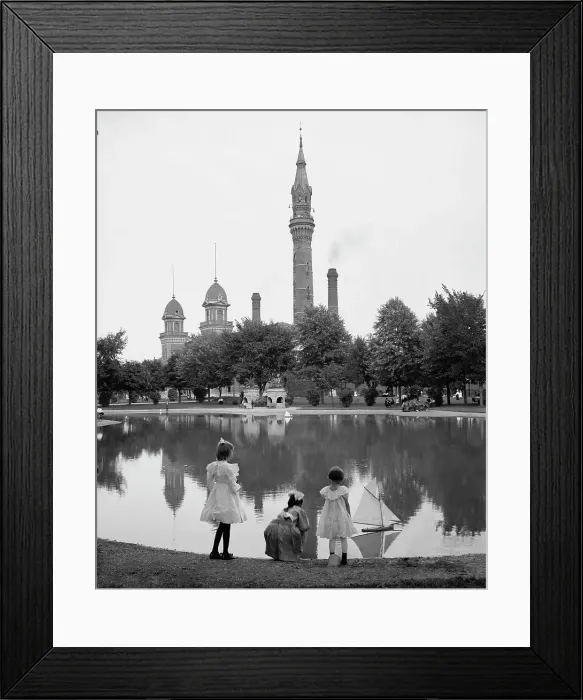 Framed Print : Water Works Park, Detroit, Mich. c1905. Creator: Unknown Framed Print : Water Works Park, Detroit, Mich. c1905. Creator: Unknown