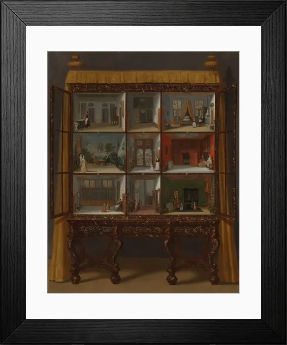 Framed Print : Dolls House of Petronella Oortman, c.1710. Creator: Jacob Appel Framed Print : Dolls House of Petronella Oortman, c.1710. Creator: Jacob Appel
