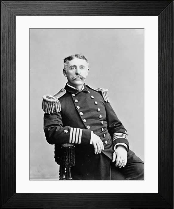 Framed Print : U.S.S. Olympia, Capt. Gridley, between 1895 and 1901. Creator: Unknown Framed Print : U.S.S. Olympia, Capt. Gridley, between 1895 and 1901. Creator: Unknown
