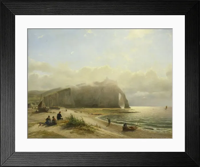 Framed Print : Seascape near the Coast, 1845-1880. Creator: Willem Antonie van Deventer Framed Print : Seascape near the Coast, 1845-1880. Creator: Willem Antonie van Deventer
