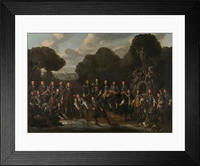 Framed Print : Allegory on the flourishing of the Dutch Fishery after the Second Anglo-Dutch War (1665-67), 1667-16 Creator: Willem Eversdyck Framed Print : Allegory on the flourishing of the Dutch Fishery after the Second Anglo-Dutch War (1665-67), 1667-16 Creator: Willem Eversdyck