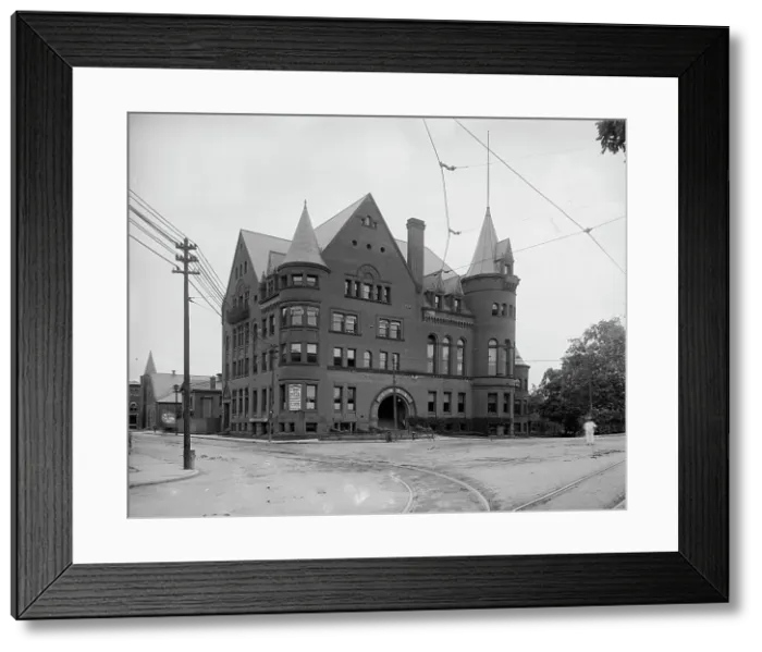 Framed Print : Y.M.C.A. building, Hartford, Conn. between 1900 and 1910. Creator: Unknown Framed Print : Y.M.C.A. building, Hartford, Conn. between 1900 and 1910. Creator: Unknown