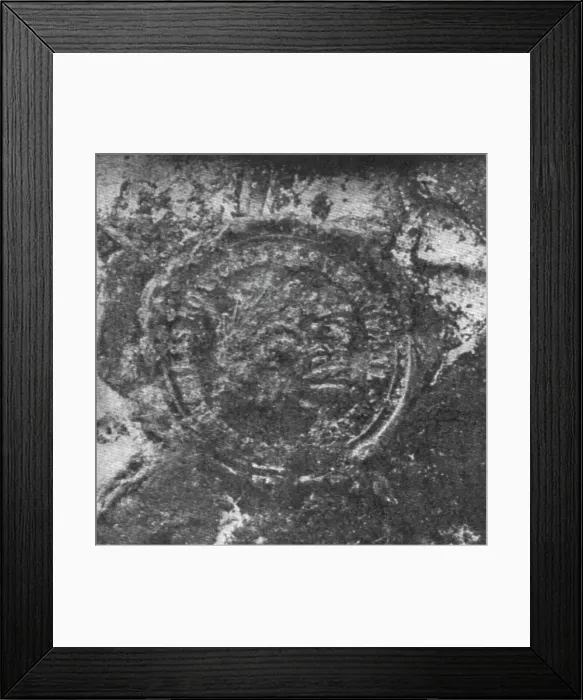 Framed Print : Dans le jardin d'une legation allemande. Explosifs et cultures de microbes; un des cachets... 1916 Creator: Unknown Framed Print : Dans le jardin d'une legation allemande. Explosifs et cultures de microbes; un des cachets... 1916 Creator: Unknown