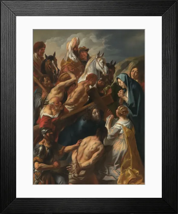 Framed Print : Christ on the Way to Calvary, c.1655-c.1660. Creator: Jacob Jordaens Framed Print : Christ on the Way to Calvary, c.1655-c.1660. Creator: Jacob Jordaens