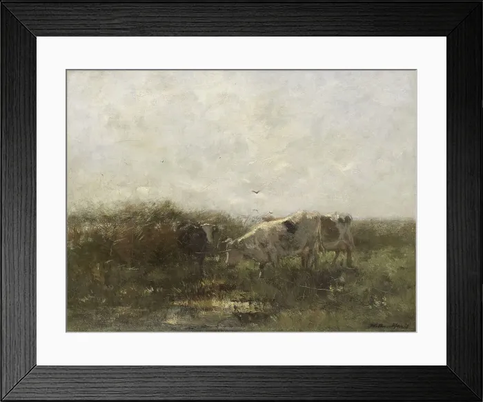 Framed Print : Koeien, 1880-1904. Creator: Willem Maris