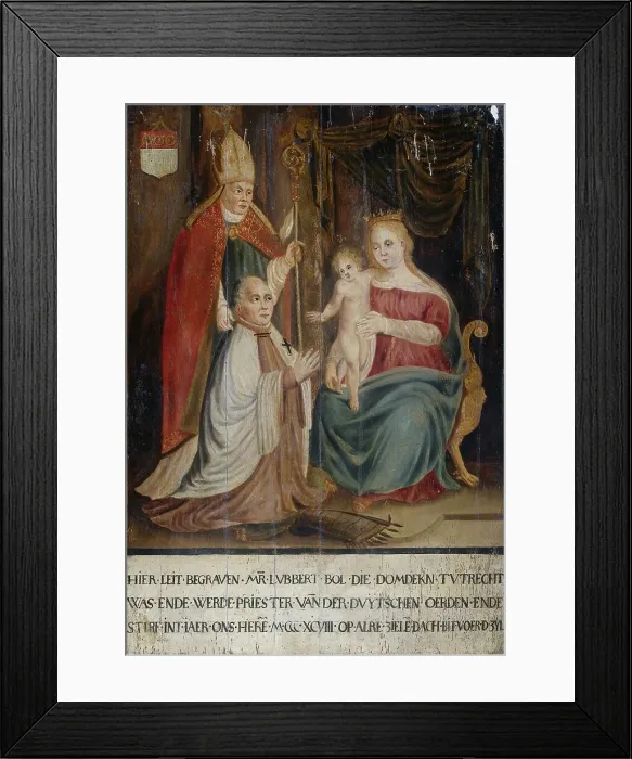 Framed Print : Memorial Panel for Lubbert Bolle, 1525-1574. Creator: Jan Gerritsz van Bronckhorst Framed Print : Memorial Panel for Lubbert Bolle, 1525-1574. Creator: Jan Gerritsz van Bronckhorst