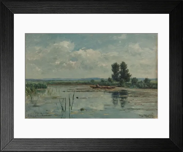 Framed Print : Lake near Loosdrecht, 1887. Creator: Willem Roelofs Framed Print : Lake near Loosdrecht, 1887. Creator: Willem Roelofs