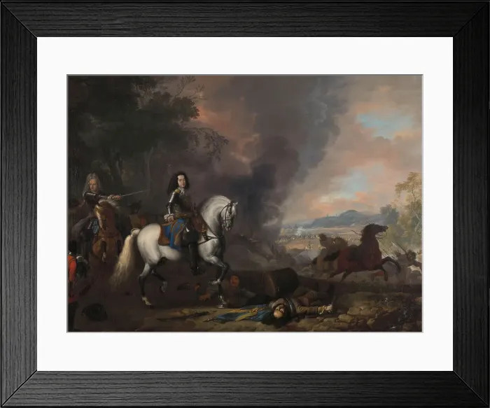 Framed Print : Henry Casimir II, Prince of Nassau-Dietz, in a Battle, 1692. Creator: Jan van Huchtenburg Framed Print : Henry Casimir II, Prince of Nassau-Dietz, in a Battle, 1692. Creator: Jan van Huchtenburg