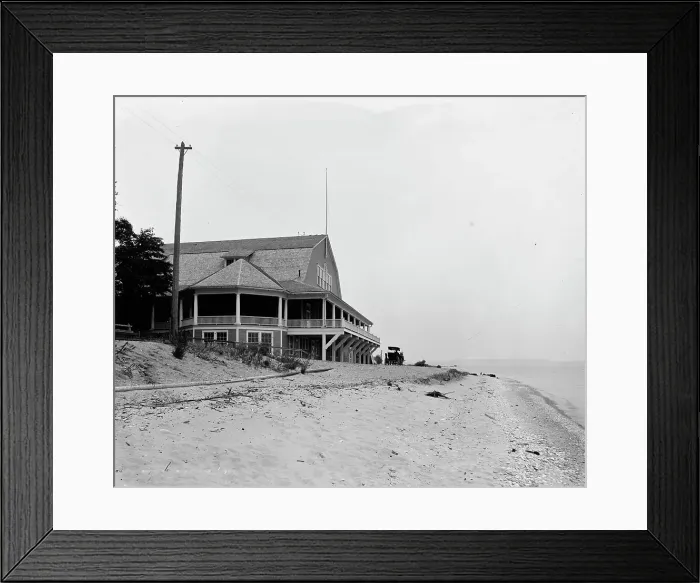 Framed Print : The Casino, Harbor Point, Mich. between 1890 and 1901. Creator: Unknown Framed Print : The Casino, Harbor Point, Mich. between 1890 and 1901. Creator: Unknown
