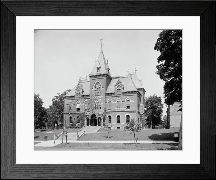 Framed Print : Public Library, Springfield, Mass. between 1900 and 1905. Creator: Unknown