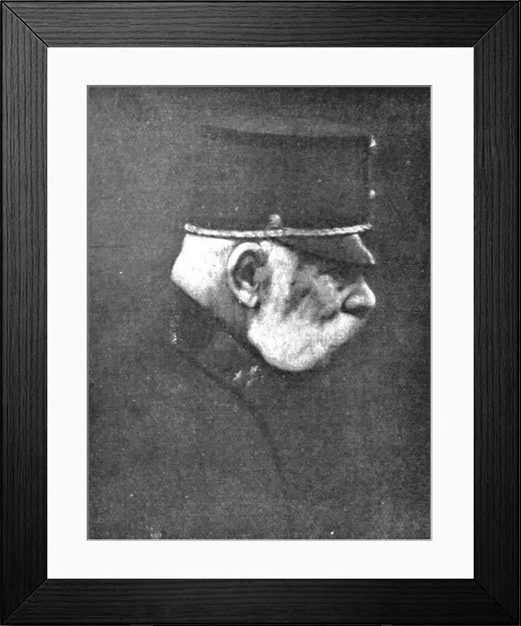 Framed Print : Francois-Joseph a la veille de la guerre. Photographie publiee en 1re page de... 1914 (1916). Creator: Unknown Framed Print : Francois-Joseph a la veille de la guerre. Photographie publiee en 1re page de... 1914 (1916). Creator: Unknown