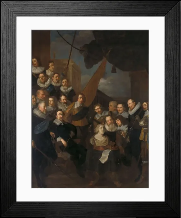 Framed Print : Officers and other Civic Guardsmen of the XIX District of Amsterdam, under the command of Captain Co Creator: Joachim von Sandrart I Framed Print : Officers and other Civic Guardsmen of the XIX District of Amsterdam, under the command of Captain Co Creator: Joachim von Sandrart I