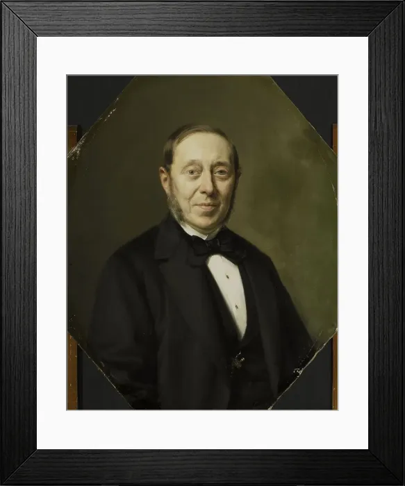 Framed Print : Portrait of Johannes Cornelis van Pappelendam (1810-1884). Artist and Art Dealer. Superintendent of Creator: Jan Hendrik Neuman Framed Print : Portrait of Johannes Cornelis van Pappelendam (1810-1884). Artist and Art Dealer. Superintendent of Creator: Jan Hendrik Neuman