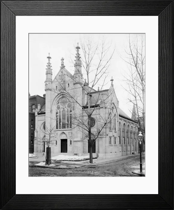 Framed Print : Dutch Reform Church, Washington, D.C. c1905. Creator: Unknown Framed Print : Dutch Reform Church, Washington, D.C. c1905. Creator: Unknown
