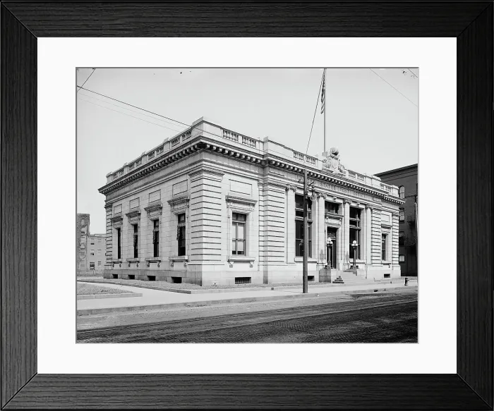 Framed Print : Post office, Holyoke, Mass. c1908. Creator: Unknown Framed Print : Post office, Holyoke, Mass. c1908. Creator: Unknown