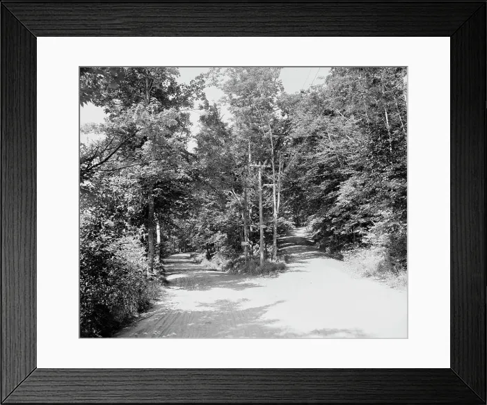 Framed Print : Parting of the ways, Dublin, N.H. c1905. Creator: Unknown Framed Print : Parting of the ways, Dublin, N.H. c1905. Creator: Unknown