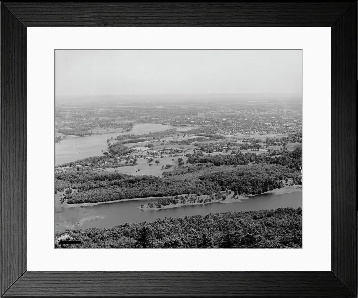 Framed Print : Holyoke and Connecticut River, Holyoke, Mass. c1908. Creator: Unknown Framed Print : Holyoke and Connecticut River, Holyoke, Mass. c1908. Creator: Unknown