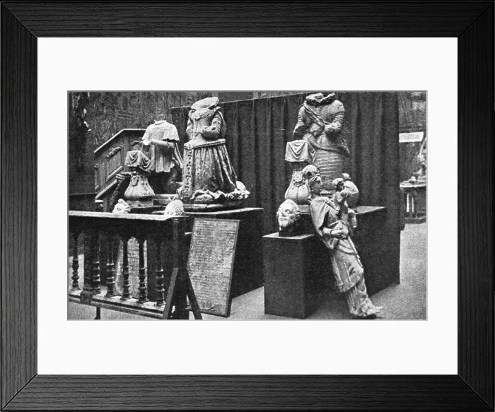 Framed Print : L'Exposition des oeuvres d'art mutilees ou provenant des regions devastees... 1916. Creator: Unknown Framed Print : L'Exposition des oeuvres d'art mutilees ou provenant des regions devastees... 1916. Creator: Unknown