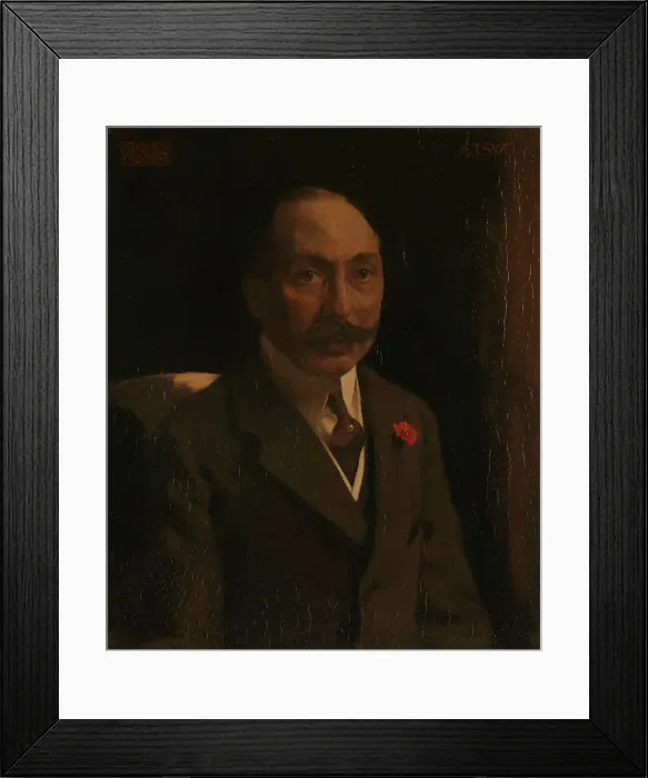 Framed Print : Andries van Wezel (1856-1921), 1912. Creator: Willem Witsen Framed Print : Andries van Wezel (1856-1921), 1912. Creator: Willem Witsen