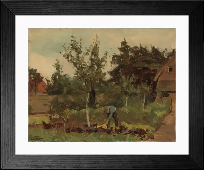 Framed Print : Moestuin, 1885-1922. Creator: Willem Witsen Framed Print : Moestuin, 1885-1922. Creator: Willem Witsen