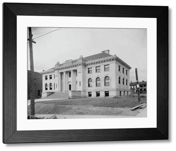 Framed Print : Peter White Public Library, Marquette, Mich. c1905. Creator: Unknown Framed Print : Peter White Public Library, Marquette, Mich. c1905. Creator: Unknown