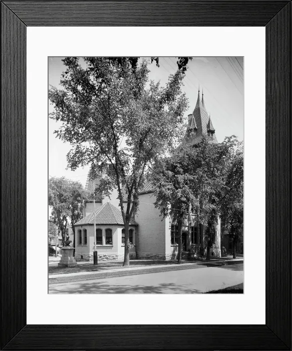 Framed Print : Munson-Williams Memorial, Utica, N.Y. c1905. Creator: Unknown Framed Print : Munson-Williams Memorial, Utica, N.Y. c1905. Creator: Unknown