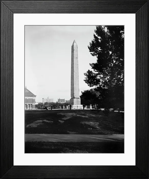 Framed Print : Central Park, N.Y. the obelisk, c1900. Creator: Unknown Framed Print : Central Park, N.Y. the obelisk, c1900. Creator: Unknown