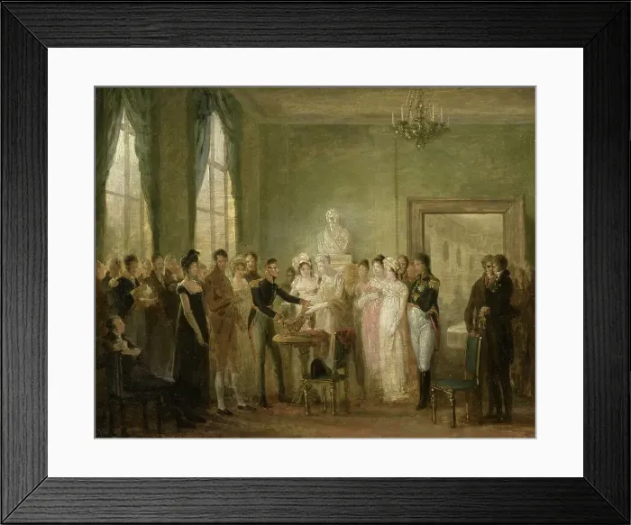 Framed Print : An Unidentified Historical Subject, 1815-1830. Creator: Mathieu Van Brée Framed Print : An Unidentified Historical Subject, 1815-1830. Creator: Mathieu Van Brée