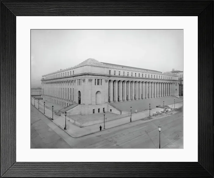 Framed Print : Post Office, New York City, between 1910 and 1920. Creator: Unknown Framed Print : Post Office, New York City, between 1910 and 1920. Creator: Unknown