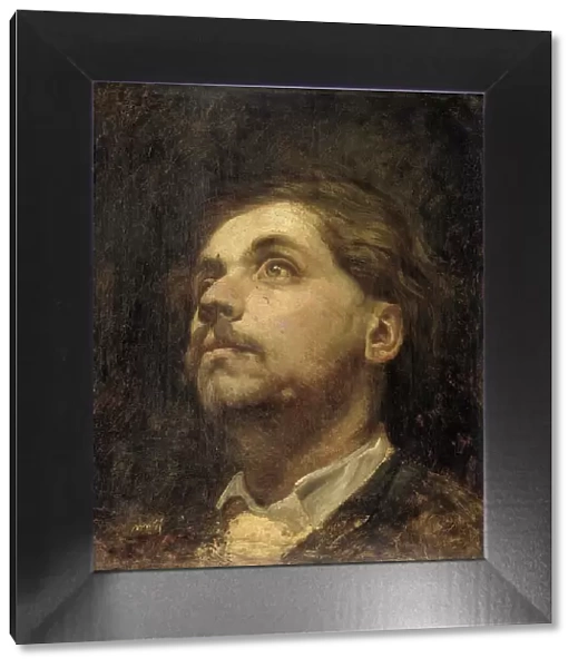 Portrait of Jacob Maris, 1857. Creator: Matthijs Maris
