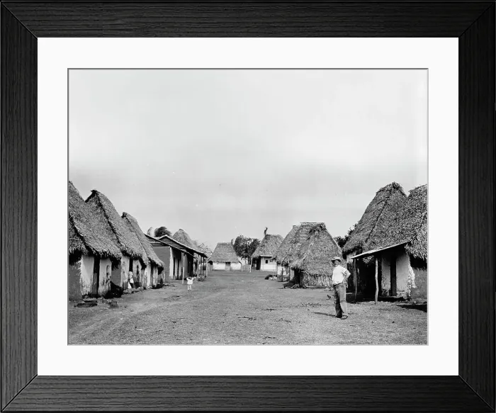 Framed Print : Chorrera, Panama, street scene, c.between 1910 and 1920. Creator: Unknown Framed Print : Chorrera, Panama, street scene, c.between 1910 and 1920. Creator: Unknown