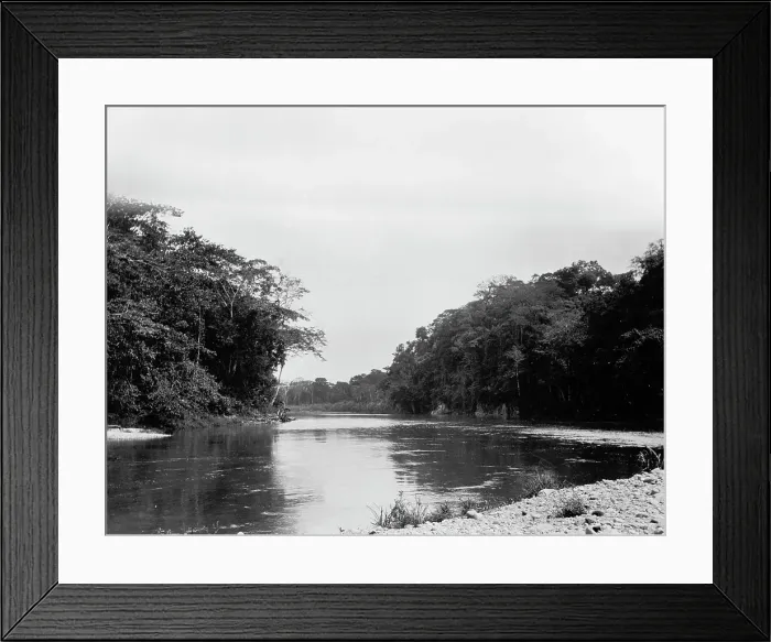 Framed Print : Upper Chagres River, Panama, c.between 1910 and 1920. Creator: Unknown Framed Print : Upper Chagres River, Panama, c.between 1910 and 1920. Creator: Unknown