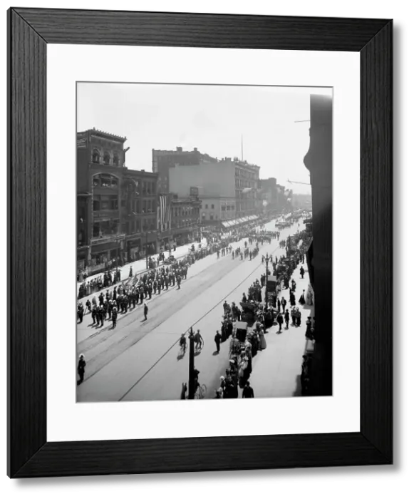 Framed Print : Lansing and Ann Arbor commanderies, state encampment, Michigan K.T. between 1900 and 1910. Creator: Unknown Framed Print : Lansing and Ann Arbor commanderies, state encampment, Michigan K.T. between 1900 and 1910. Creator: Unknown