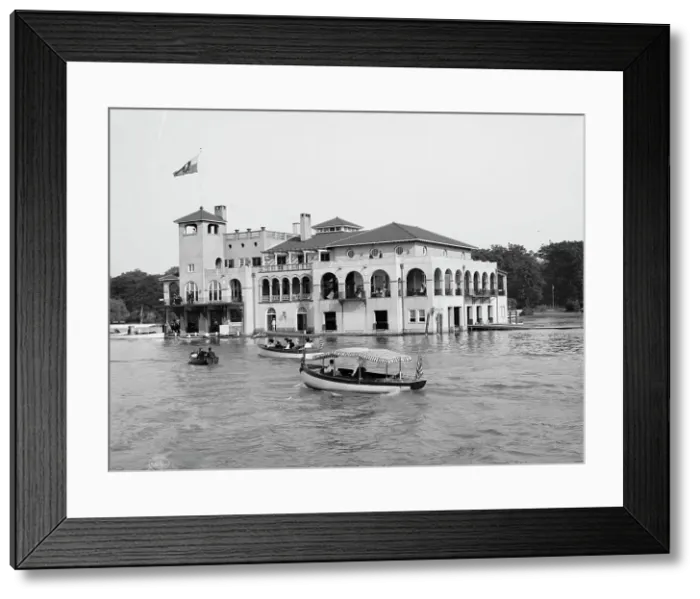 Framed Print : Detroit Boat Club, Belle Isle [Park], Detroit, Mich. c1905. Creator: Unknown