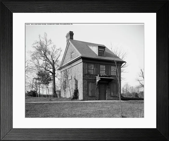 Framed Print : William Penn house, Fairmount Park, Philadelphia, Pa. between 1900 and 1906. Creator: Unknown Framed Print : William Penn house, Fairmount Park, Philadelphia, Pa. between 1900 and 1906. Creator: Unknown