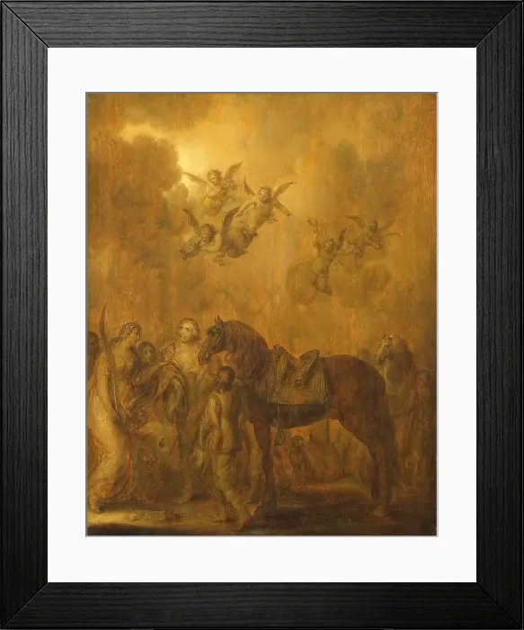 Framed Print : Allegory of the Stadtholdership of Prince Frederick Henry, 1642. Creator: Adriaen van de Venne Framed Print : Allegory of the Stadtholdership of Prince Frederick Henry, 1642. Creator: Adriaen van de Venne